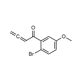 1-(2-Bromo-5-methoxyphenyl)-2,3-butadien-1-one Structure