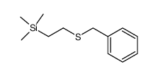 benzyl 2-(trimethylsilyl)ethyl sulfide Structure