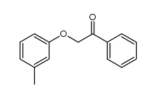 alpha-(3-methylphenoxy)acetophenone结构式