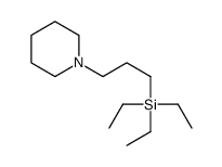 Piperidine, 1-(3-(triethylsilyl)propyl)-结构式