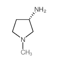(S)-1-甲基吡咯烷-3-胺结构式