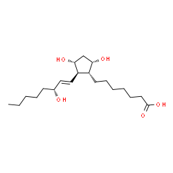 15(R)-Prostaglandin F1α Structure