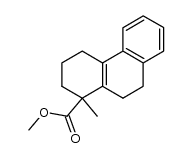 methyl 1-methyl-1,2,3,4,9,10-hexahydrophenanthrene-1-carboxylate结构式