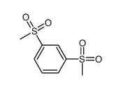 1,3-Bis(methylsulphonyl)benzene Structure