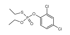 O-(2,4-dichlorophenyl) O,S-diethyl phosphorothioate Structure