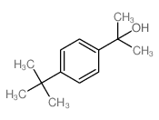Benzenemethanol,4-(1,1-dimethylethyl)-a,a-dimethyl-结构式