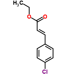 Cinnamic acid, p-chloro-, ethyl ester Structure