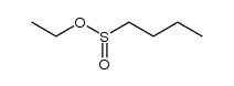 butane-1-sulfinic acid ethyl ester Structure