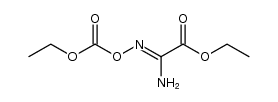 amino-ethoxycarbonyloxyimino-acetic acid ethyl ester结构式