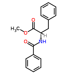 N-苯甲酰-L-苯丙氨酸结构式