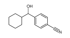 4-[cyclohexyl(hydroxy)methyl]benzonitrile Structure