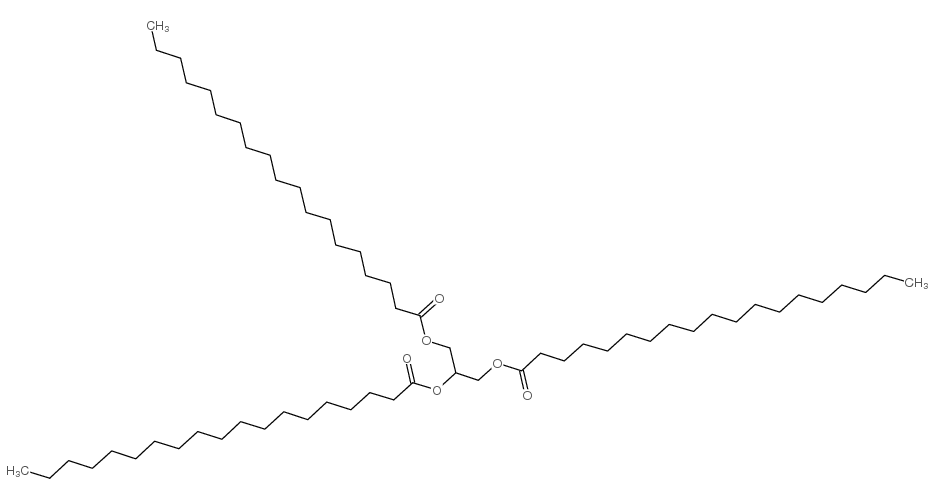 1,2,3-Trinonadecanoyl Glycerol Structure