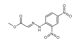 2,4-dinitrophenylhydrazone of methyl glyoxylate Structure