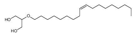 2-[(9Z)-9-十八碳烯氧基]-1,3-丙二醇结构式