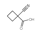 1-氰基环丁烷羧酸结构式