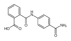 2-[(4-Carbamoylphenyl)carbamoyl]benzoic acid结构式