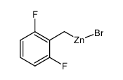 2,6-difluoro-benzylzinc bromide Structure