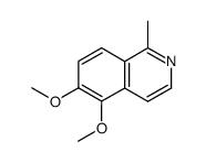 Isoquinoline, 5,6-dimethoxy-1-methyl- (6CI,8CI,9CI) Structure