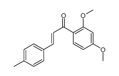 1-(2,4-dimethoxyphenyl)-3-(4-methylphenyl)prop-2-en-1-one Structure