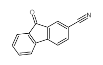 9H-Fluorene-2-carbonitrile,9-oxo-结构式