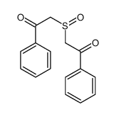2-phenacylsulfinyl-1-phenylethanone Structure