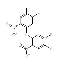 Benzene,1,1'-thiobis[4,5-difluoro-2-nitro- (9CI) Structure