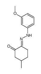 4-Methyl cyclohexane-1,2-dione-1-m-methoxyphenyl hydrazone结构式