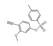 2-Methoxy-4-(tosyloxy)phenylacetylene结构式