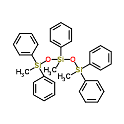 1,3,5-Trimethyl-1,1,3,5,5-pentaphenyltrisiloxane Structure