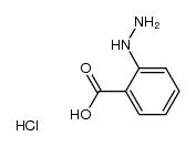 2-carboxyphenylhydrazine hydrochloride Structure