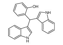 2-[bis(1H-indol-3-yl)methyl]phenol Structure