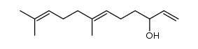 (E)-7,11-dimethyldodeca-1,6,10-trien-3-ol Structure