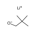 lithium tert-butoxide Structure