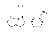 d-6-(m-aminophenyl)-2,3,5,6-tetrahydroimidazo[2,1-b]thiazole dihydrochloride结构式