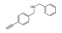4-[(benzylamino)methyl]benzonitrile Structure