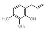 2,3-dimethyl-6-prop-2-enyl-phenol Structure