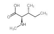 N-甲基-D-异亮氨酸结构式