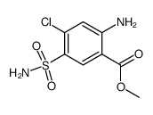 4-Chloro-5-sulfamoylanthranilic Acid Methyl Ester Structure