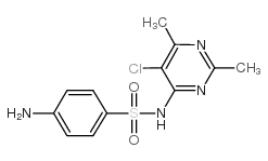 磺胺氯啶结构式