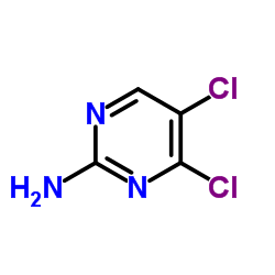 4,5-二氯嘧啶-2-胺结构式