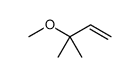 3-methoxy-3-methylbut-1-ene Structure