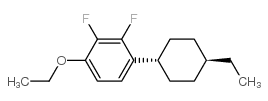 反式-1-乙氧基-4-(4-乙基-环己基)-2,3-二氟-苯结构式