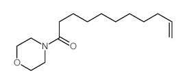 Morpholine, 4-(10-undecenoyl)- Structure