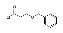 3-benzyloxypropionyl chloride Structure