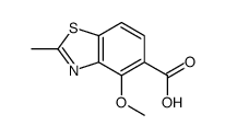 4-methoxy-2-methyl-1,3-benzothiazole-5-carboxylic acid Structure