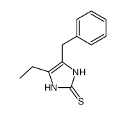 4-benzyl-5-ethyl-1,3-dihydroimidazole-2-thione结构式