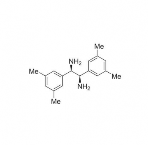 (1R,2R)-1,2-bis(3,5-dimethylphenyl)ethane-1,2-diamine结构式