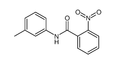 N-(3-methylphenyl)-2-nitrobenzamide结构式