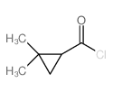 2,2-DIMETHYLCYCLOPROPANECARBONYL CHLORIDE结构式
