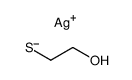 silver(I) 2-hydroxyethane-1-thiolate结构式